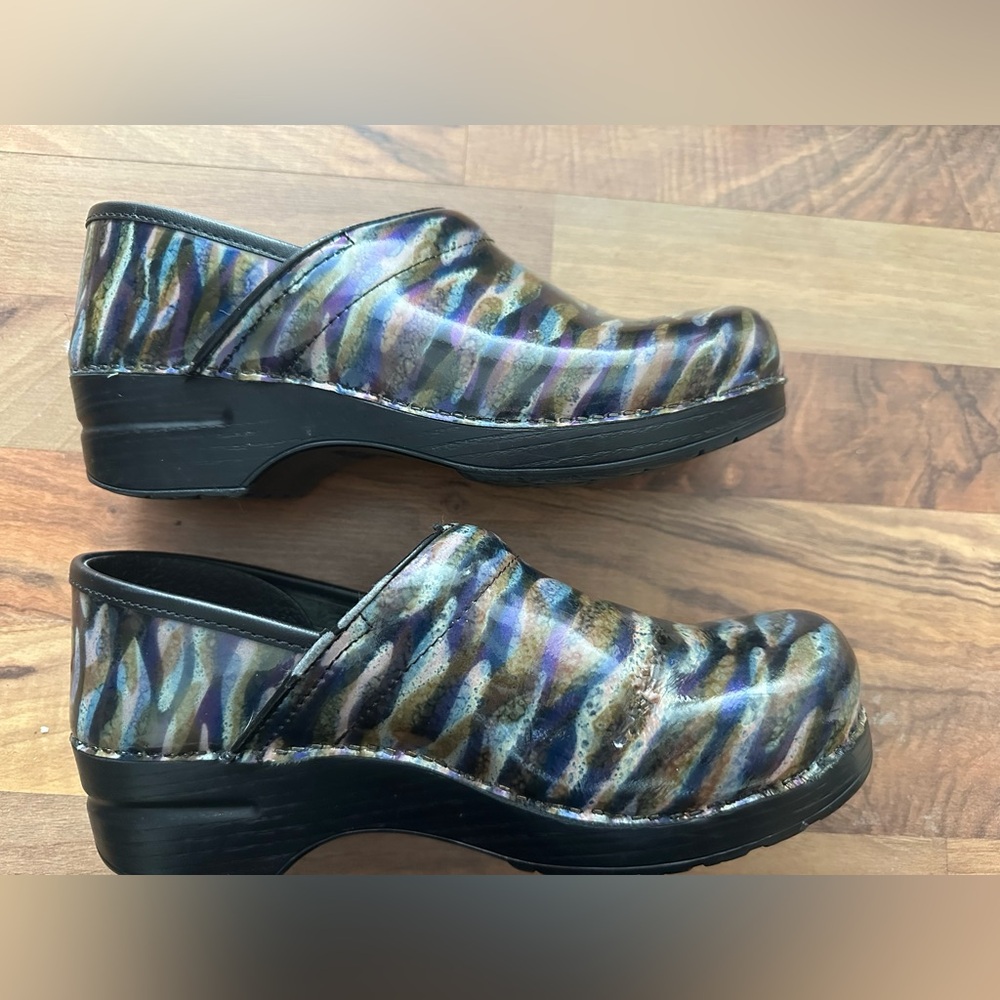 Dansko Multicolor Patterned Mules - image 2